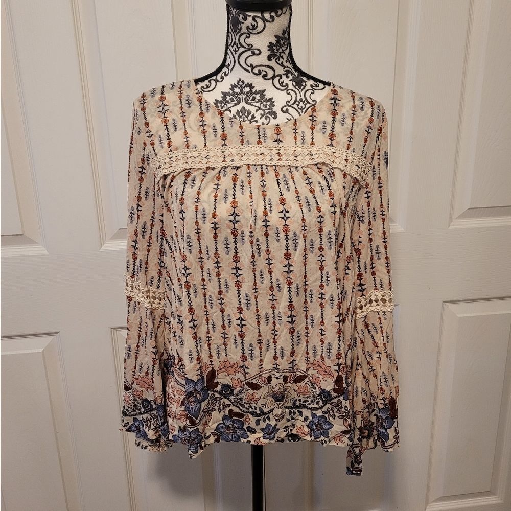 Style & company‎ boho pheasant top - Picture 2 of 8